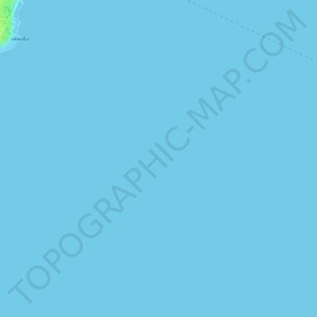 Carte topographique Near Islands, altitude, relief