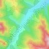 Carte topographique Văleni-Stânișoara, altitude, relief