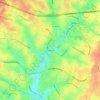 Carte topographique Jonestown, altitude, relief
