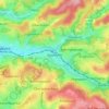 Carte topographique Oberwiehl, altitude, relief