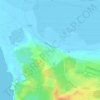 Carte topographique Ακρωτήρι, altitude, relief