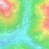 Carte topographique Zoanno, altitude, relief