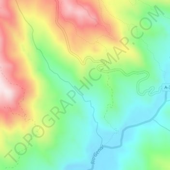 Carte topographique La Dehesa, altitude, relief