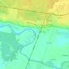 Carte topographique Les Iles Gagneres, altitude, relief