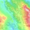Carte topographique Terra, altitude, relief
