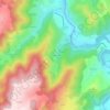 Carte topographique Pruneyrolles, altitude, relief
