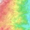 Carte topographique La Baraque, altitude, relief