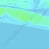 Carte topographique Long Beach, altitude, relief