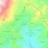 Carte topographique San Vicente, altitude, relief