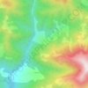 Carte topographique Ичет, altitude, relief