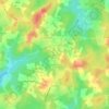 Carte topographique Les Chaumes, altitude, relief