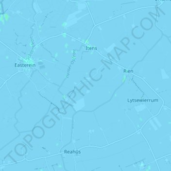 Carte topographique Meilahuizen, altitude, relief