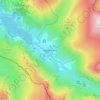 Carte topographique Nant Peris, altitude, relief