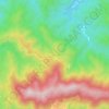 Carte topographique Montnegre, altitude, relief