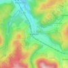 Carte topographique Wahlbach, altitude, relief