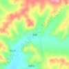 Carte topographique 合发, altitude, relief
