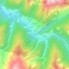 Carte topographique ლალხორი, altitude, relief