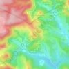 Carte topographique La Garrigue, altitude, relief