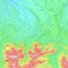 Carte topographique Lestelle-Bétharram, altitude, relief