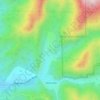Carte topographique Mustang Spring, altitude, relief