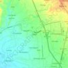 Carte topographique Laoac, altitude, relief