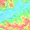 Carte topographique Au Duc, altitude, relief