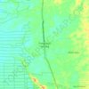 Carte topographique Pangkalan Lesung, altitude, relief
