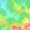 Carte topographique Леча, altitude, relief