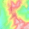 Carte topographique Treasure Mountain, altitude, relief