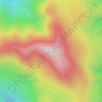 Carte topographique Mount Hamiguitan, altitude, relief