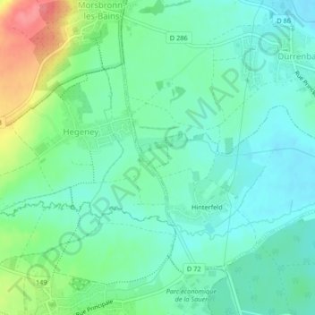 Carte topographique Bartoloma, altitude, relief