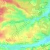 Carte topographique Les Morets, altitude, relief