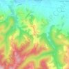 Carte topographique Malandruge, altitude, relief