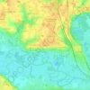 Carte topographique Les Liets, altitude, relief