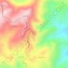 Carte topographique Big C2, altitude, relief