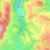 Carte topographique Echalouppe, altitude, relief