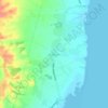 Carte topographique Malbago, altitude, relief