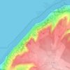 Carte topographique Grand Bec, altitude, relief