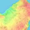 Carte topographique Le Bourg Neuf, altitude, relief