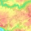 Carte topographique Champ Cornu, altitude, relief