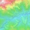Carte topographique Borgnone, altitude, relief