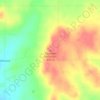 Carte topographique Slipdown Mountain, altitude, relief
