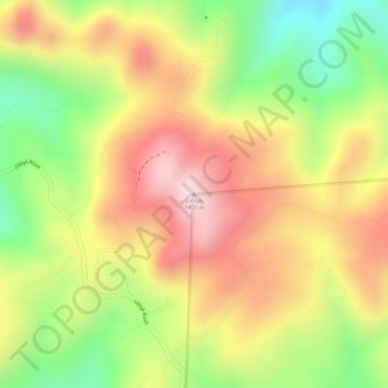 Carte topographique Uitkyk, altitude, relief