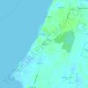 Carte topographique Bivalve, altitude, relief