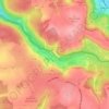 Carte topographique Le Bois d'Huile, altitude, relief