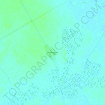 Carte topographique Monte Veloz, altitude, relief