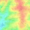 Carte topographique Quinfromel, altitude, relief