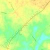 Carte topographique Pine Valley, altitude, relief