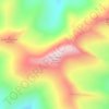 Carte topographique Scotchman Peak, altitude, relief