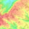 Carte topographique Les Usages, altitude, relief